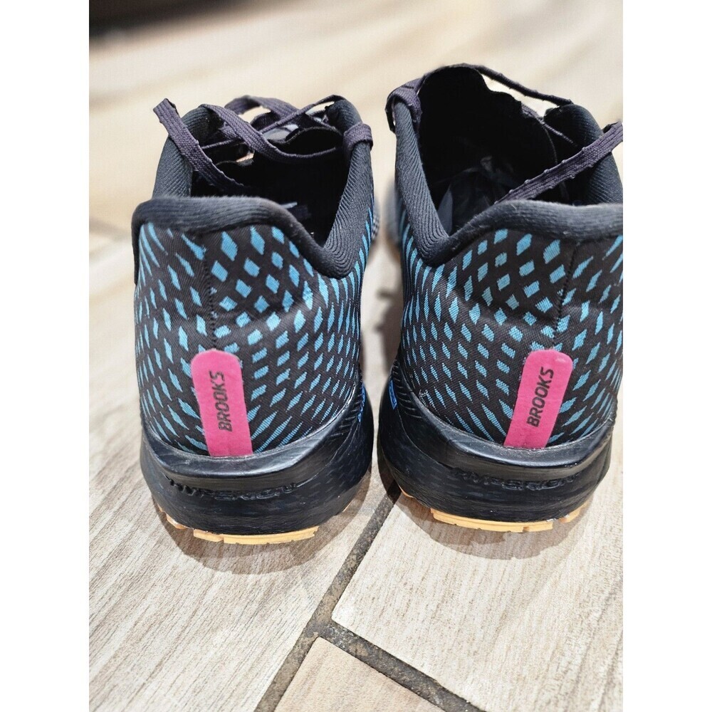 Brooks Women's Hypertension Temp Black and Teal Running Shoes 10.5 - Picture 9 of 16